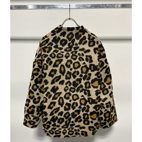 【MARGAUX VINTAGE】シャギージップコート（レオパード）　26128