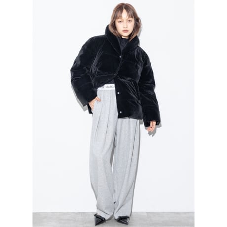 【MARGAUX VINTAGE】ロゴウエストタックパンツ　26141