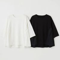 【RILATO】異素材MIX Tシャツ　27145