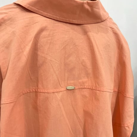 【HERENCIA】Button-up Blouse With Charm Detail  426144