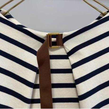 【MARGAUX VINTAGE】ボーダーB/Nプルオーバー　27029