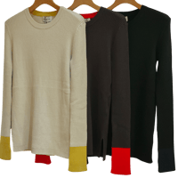 【HERENCIA】Bicolor pullover