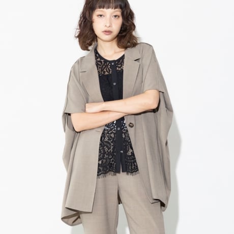 【MARGAUX VINTAGE】総レースノースリーブベスト　27024