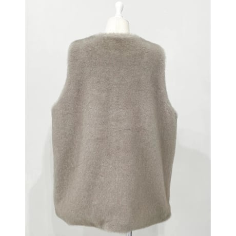 【HERENCIA】Soft Fur Pocket Vest　226305