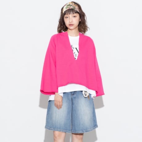 【MARGAUX VINTAGE】裏毛スキッパープルオーバー　27025