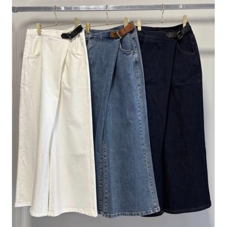 【MARGAUX VINTAGE】バックルデニムパンツ　27015