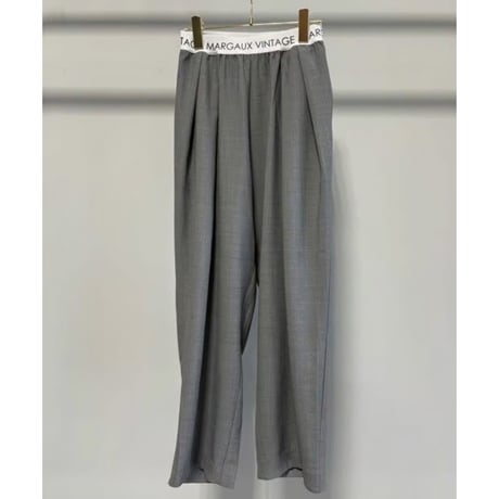 【MARGAUX VINTAGE】ウエストロゴタックパンツ　27003