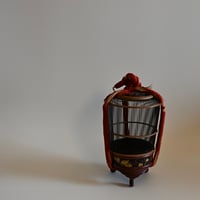 蒔絵虫籠 明治 大正期 共箱付
