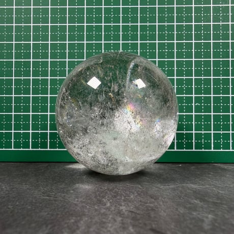 【霊視ナターシャオリジナル】虹の庭園・希望を招くスフィア【アイリスガーデンクォーツ】