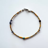 bracelet / yellow × gray brown