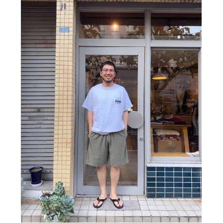 RELAXFIT by Supermarket ""US marines Pile shorts "ﾉﾍﾞﾙﾃｨTｼｬﾂ付き🎯