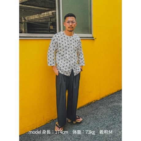 袴パンツ　ストライプ