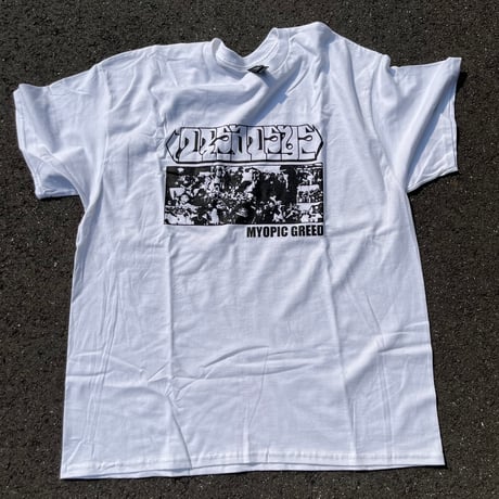 DREAD EYE Myopic Greed T-SHIRTS WHITE