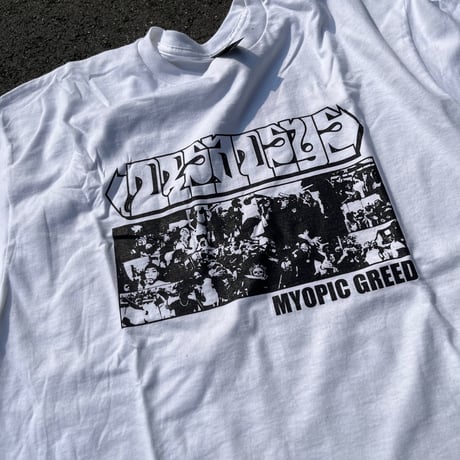 DREAD EYE Myopic Greed T-SHIRTS WHITE