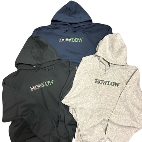 HOW LOW logo HOODIE