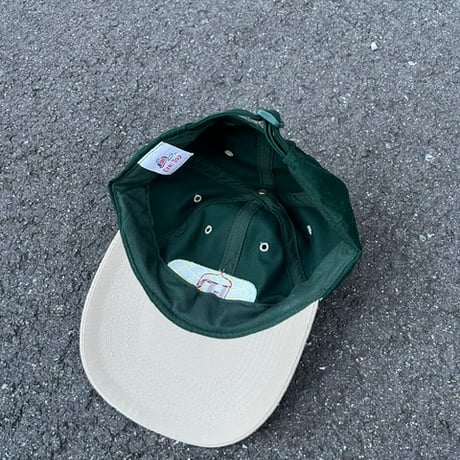 WDsounds FOREVER LOGO TWO TONE BASEBALL CAP GREEN / KHAKI