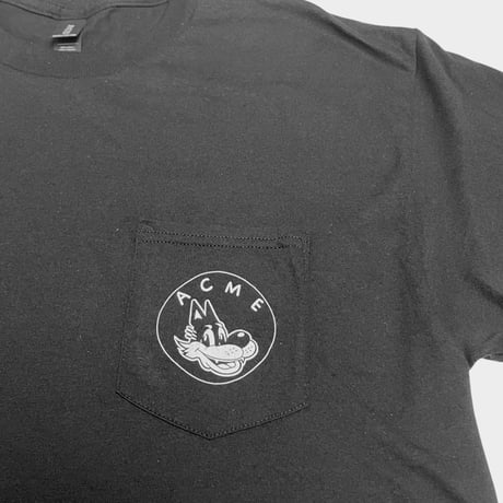 ACME PAINTポケットTシャツ黒