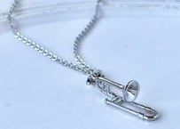 モチーフネックレス21 トロンボーンsilver