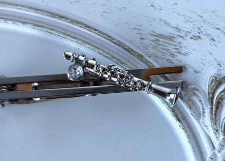 ネクタイ13 クラリネットsilver