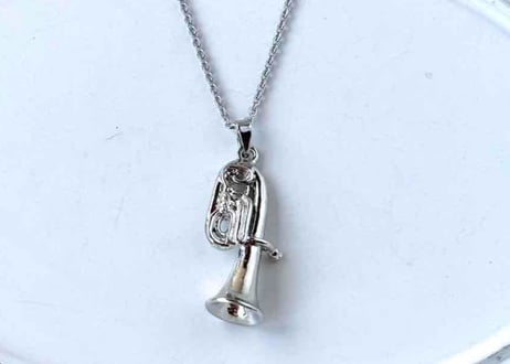 モチーフネックレス18 チューバsilver