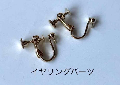 モチーフピアス234 ホルン（イヤリング変更可）