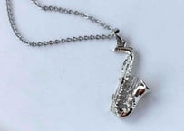 モチーフネックレス20 サックスsilver