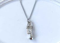 モチーフネックレス19 トランペットsilver