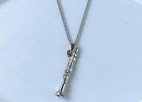 モチーフネックレス16 クラリネットsilver