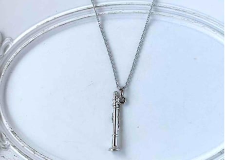 モチーフネックレス16 クラリネットsilver