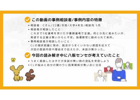 【A-3】1級面接事例読み解き編（第15回・Cさんの事例）