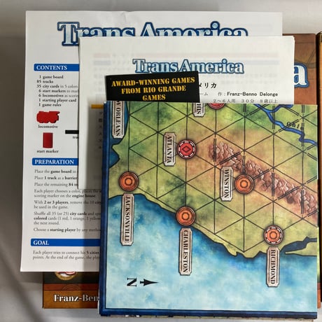 【箱凹み有】 トランスアメリカ (Trans America) / Winning Moves 海外版(日本語訳有)