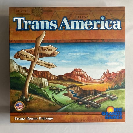 【箱凹み有】 トランスアメリカ (Trans America) / Winning Moves 海外版(日本語訳有)