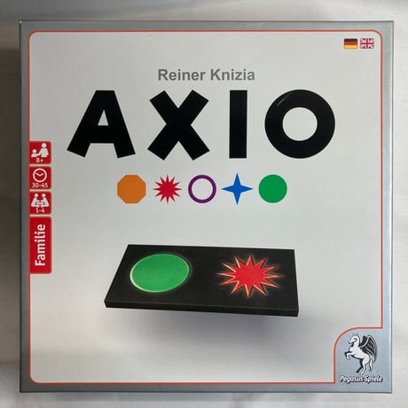 【使用感有】 ライナー・クニツィアのアクシオ (Axio) / Pegasus Spiele 海外版(日本語訳有)