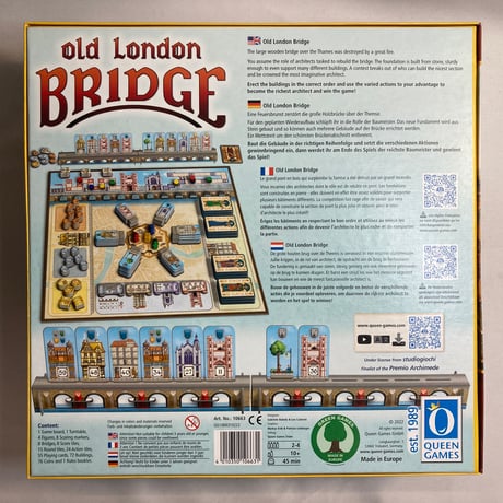 オールドロンドンブリッジ (Old London Bridge) / Queen Games 海外版(日本語訳有)