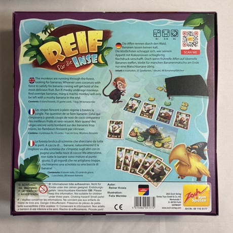 完熟バナナ島 (Reif fur die Insel) / Zoch Verlag 海外版(日本語訳有)