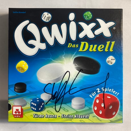 【箱正面書込 箱裏凹み有】 クウィックス デュエル (Qwixx Das Duell) / Nurnberger-Spielkarten-Verlag 海外版(日本語訳無)