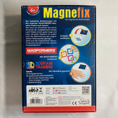 【箱使用感有】 マグネフィックス (Magnefix) / AMIGO 海外版(日本語訳有)