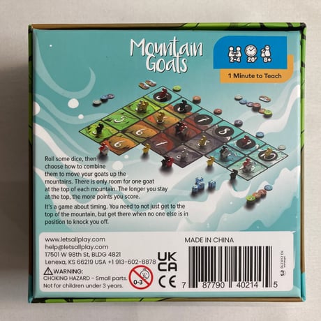 マウンテン・ゴート (Mountain Goats) / BoardGameTables.com 海外版(日本語訳有)