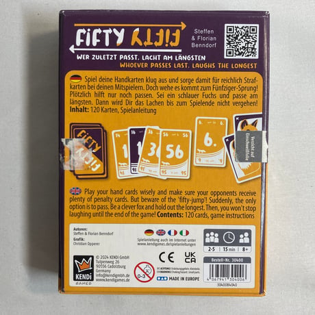 【箱シール跡有】 フィフティ・フィフティ (Fifty Fifty) / KENDi 海外版(日本語訳有)