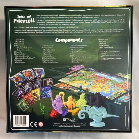 【箱角軽微な潰れ有】 サンズ・オブ・フェアエル (Sons of Faeriell) / Tabula Games 海外版(日本語訳無)