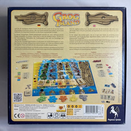 【箱スレキズ有】 グロッグ・アイランド(Grog Island) / Eggertspiele 海外版(日本語訳有)