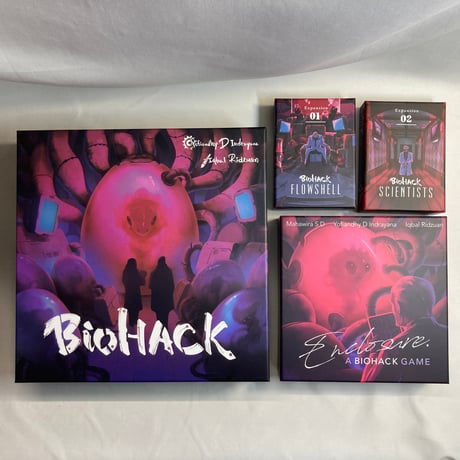 【拡張３種＆メタルコイン付属 開封済未使用】 バイオハック (BioHACK) / uchibacoya