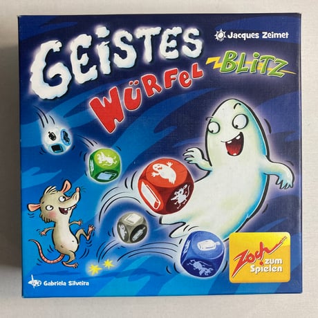 【箱スレキズ有】 おばけキャッチダイス (Geistesbliz Wurfel) / Zoch Verlag 海外版(日本語訳有)