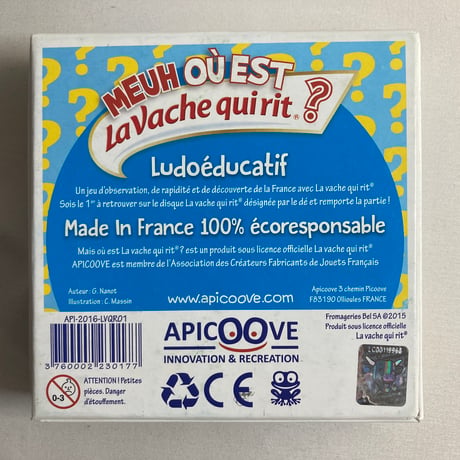 笑う牛はどこ？ (Meuh où est La Vache qui rit?) / Apicoove 海外版(日本語訳無)