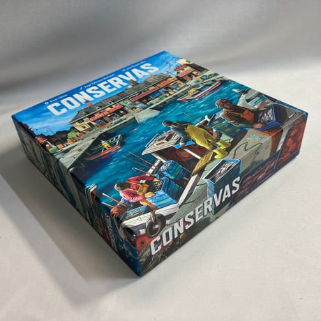 【箱正面凹み大 ストレッチゴール付属】 コンセルバス (Conservas) / Salt ＆ Pepper Games 海外版(日本語訳無)