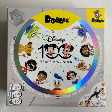【箱汚れ有】 ドブル ディズニー100周年記念版 (Dobble Disney100) / ホビージャパン
