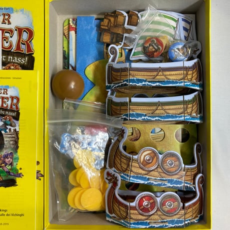 【箱使用感有】 バイキングの谷 (Tal der Wikinger) / HABA 海外版(日本語訳有)