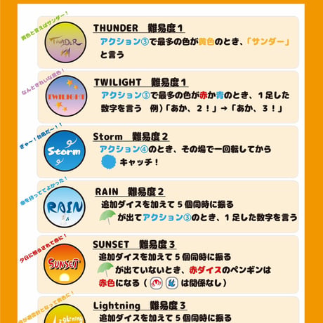 【新品】 サンセットペンギンダイス / ショウ