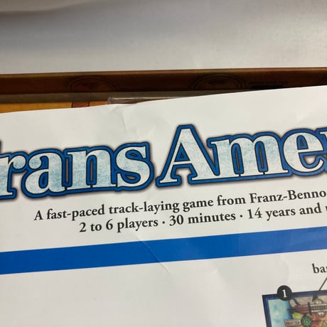 【箱凹み有】 トランスアメリカ (Trans America) / Winning Moves 海外版(日本語訳有)