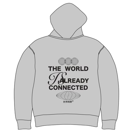【受注商品】世界既繋®︎ '26 AW HOODIE (Gray)